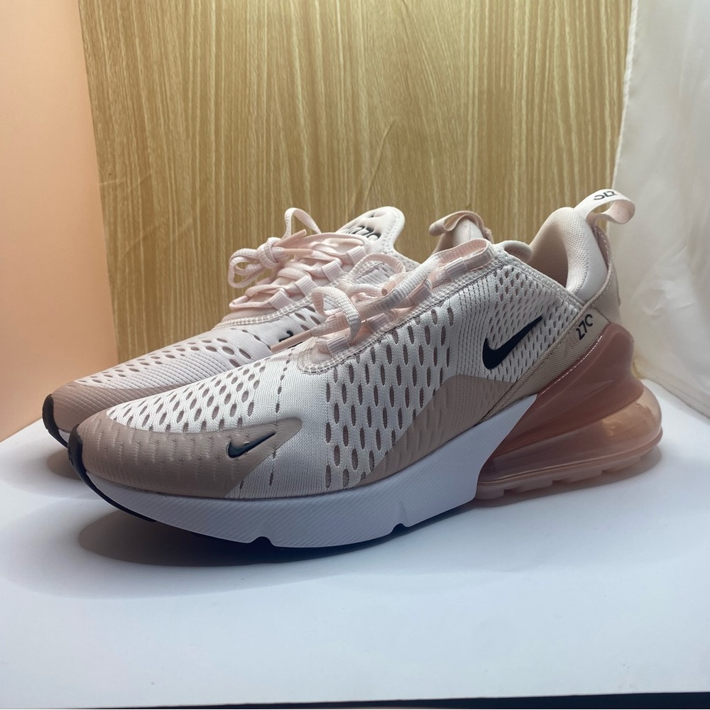 Nike Air Max 270 Light Soft Pink Running Sneakers AH6789-604 Multi Size NEW